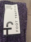 Nwt Foot Traffic Super Long Leg Warmers 39  Length Purple Ribbed