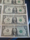Miscut misalignment  1 Dollar  Federal Reserve Note