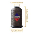 Heavy Duty Upholstery Thread 8 Pack - 1oz 375 Yds Tex 70 Nylon For Sewing Leathe