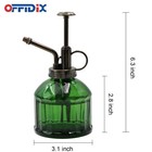 Offidix Glass Plant Mister  6 3 Inches Tall Vintage 6 8 Ounces  A-dark Green