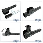Folding 2  Trailer Hitch Mount Shank Adapter Receiver Cargo Wheelchair Carrier