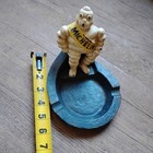Michelin Man Bibendum Vintage Cast Iron Ashtray