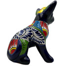 Talavera Chihuahua Dog Sculpture Mexican Pottery Folk Art Home Decor 8 75 