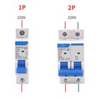 Circuit Breaker Mcb 1p-4p Pole 1a-125a Dc Power Distribution Control Switches