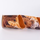 Sunflower Wired Ribbon Fall Floral Orange Rust Gold 4 Inch X 10 Yards Yellow