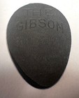 Vintage Guitar Pick-1902-1920- The Gibson- Black- Impressed Logo-earliest Gibson