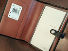 Nwt Coach Vintage Leather Agenda Rare 2-tone Black   Brown Planner Address Book