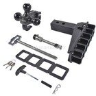 Tri-ball 1-7 8  2  2-5 16  Drop Hitch 2  Receiver 6 Inch Drop Hitch 17000 Lbs