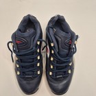 Reebok Question Low Allen Iverson Navy Blue Red White V53802 Mens 8 5 Basketball