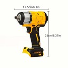 21v Cordless Impact Wrench Kit With 1 2 Batteries   Charger Brushless Motor