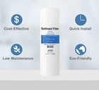 Sediment Melt Blown Water Filter Cartridge Standard  2 5x10  5 Micron 5 Pack