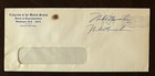 1984 Us Cover And Letter Signed By Nicholas Mavroules  Imprisoned For Extortion