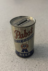 Vintage Pabst Blue Ribbon Beer Steel Mini Can Bank 2 75   