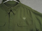 Boy Scouts America Shirt Mens 2xl Xxl Green Button Up Vented Lightweight