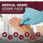 Med Pride Povidone Iodine Prep Pads 10      1000 Ct Case   Antiseptic Wipes