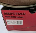 Deer Stags Nordic Indoor outdoor Men s Clog Slippers Brown Size 10