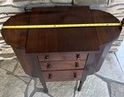 Vtg 1940   s Refurbished Martha Washington 3-drawer 2-side Pocketslid 29   t X 27   w