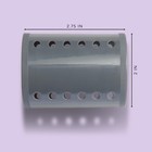 Diane 2  Large Smooth Hair Rollers For Volume   Blowouts 12-pack  Grey