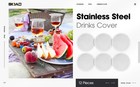 Stainless Steel Drink Covers Wine Glass Cover Keeps Debris Out Cup Covers Wine