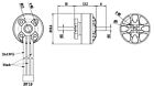 Brushless  bldc  Drag Racing Slot Car Motor - 1404-2800kv-1 24 Scale - Kc Racing