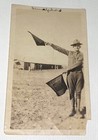 Rare Antique American Wwi Signal Corps Soldier World War I Id d Snapshot Photo 