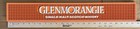 Glenmorangie Scotch Whisky Rubber Bar Rail Runner Spill Mat  brand New  Orange