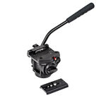 Fluid Head For Video Camera Adjustable Pan   Tilt Damping Heavy Duty Tripod Head