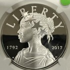 2017-p  Silver American Liberty Early Release  Pf69 Ultra Cameo  Rhett Jeppson