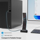 Tri-band Be6500 Wireless Usb Wifi 7 Adapter Dual Band Ac1900 Network Adapter