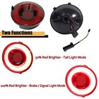 4pcs Eagle Eye Full Red Led Tail Lights Brake Lamps For 2005-2013 Corvette C6