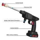 Electric Cordless High Pressure Water Spray Gun Car Washer Cleaner   2 Battery