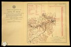 1915 Antique Santa Fe Railroad Map Line Lawrence Ks Ottawa Kansas City Missouri