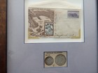  Signed Douglas Macarthur Phillipines 1944 First Day Cover  2 1947s Silver Coins