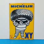 Vintage Michelin Xy Porcelain Enamel Sign 6  X 4  Inches