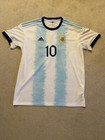 Adidas Lionel Messi Argentina Home Jersey 2019 Xl  official Name Set 