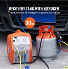 Refrigerant Recovery Reclaim 30 Lbs Cylinder Tank 400 Psi Liquid Y Valve
