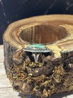 Royston Turquoise Sterling Silver Vintage Native American Ring 1960s Size 6 925