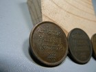 Lot Of 3 X Israel Palestine British Mandate 1 Mil Coins 1927  1935    1942