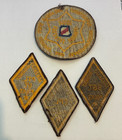 Arkansas State Highway Police Shoulder   3 Rank Diamond Patches Patch Unused