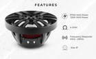 Ds18 Nxl-8bk Ds18 8  Marine Speakers 375 Watts Max 4 Ohm