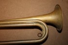 Original Ww2 U s  Army Regulation Stamped Brass Bugle W mouthpiece