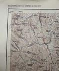 1961 Montana Kalispell Glacier Libby Usgs Contour Topo Map Roads Mines Trails   