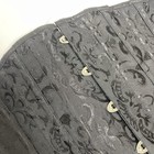 Charmian Women s Classic Black Satin Corset Floral Witchy Steampunk Whimsigoth S