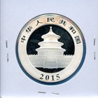 2015 China 10y Panda 1oz  999 Silver 10 Yuan 31 1g Bu Ms Uncirculated Coin