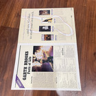 Vintage Country Music Magazine Poster Garth Brooks 1 Side 8x10 5