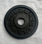  set Of 4  Gold s Gym 3lb 1 4kg Barbell Vintage Weight Plates 1 