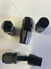 -4an Hose End Fittings - Black Aluminum  4 Pack 