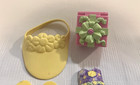 Vintage Fisher-price Snap n Style Birthday Party Outfit W  Purple Floral Dress
