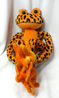 2000 Toys R Us Animal Alley Vintage Orange   Black Frog Long Legs Hanging Plush