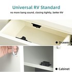 Rv Drawer Latches And Catches  8 Pack Cabinet Door Black 